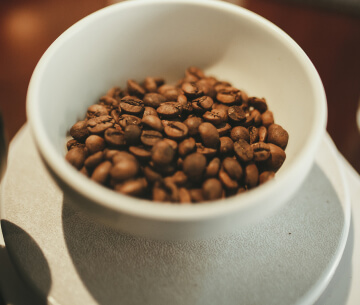 Grãos de café especial